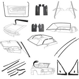 Jeu de joints pour cabriolet 64-66