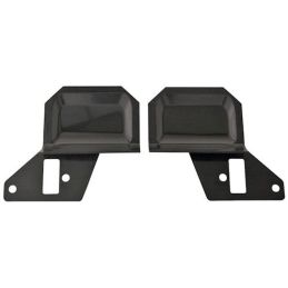 Panneaux de garniture de poignée de porte intérieure Deluxe noir 69-70