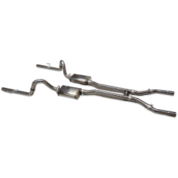 Auspuffanlage 2.5" Edelstahl Magnaflow Stil 64-70