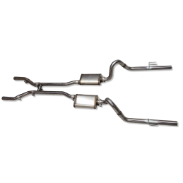 Auspuffanlage 2.5" Edelstahl Magnaflow Stil 64-70