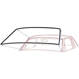 Seal windshield 64-68