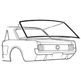Rear Window Seal Coupe 64-68