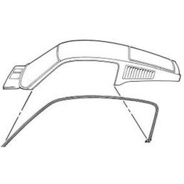 Seals Roof Edge Fastback 67-68