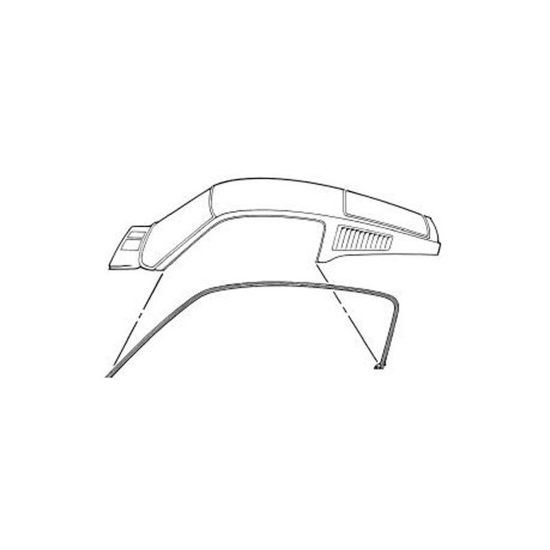 Seals Roof Edge Fastback 67-68