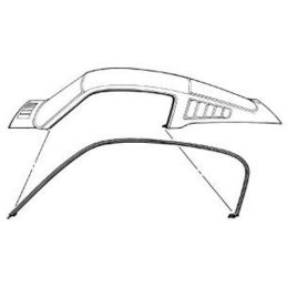 Guarnizioni bordo tetto Fastback 64-66