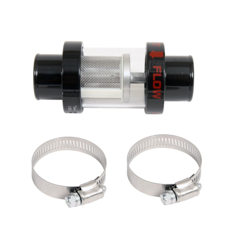 Coolant filter for approx. 38mm hose, black, 64-73