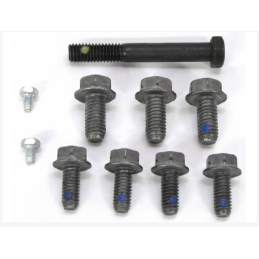 Kit de pernos de montaje de la tapa de distribución, negro 68-70 390 427 428