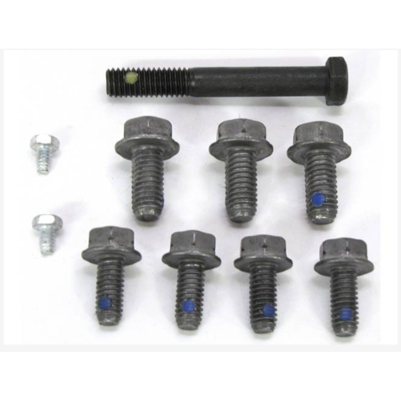 Kit de boulons de fixation du couvercle de distribution, noir 68-70 390 427 428