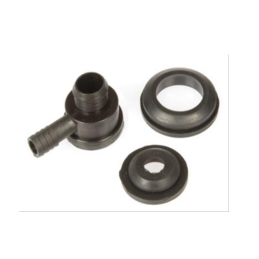 Brake booster check valve with sealing rubber 64-73