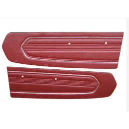 Panneaux de porte standard, rouge 67