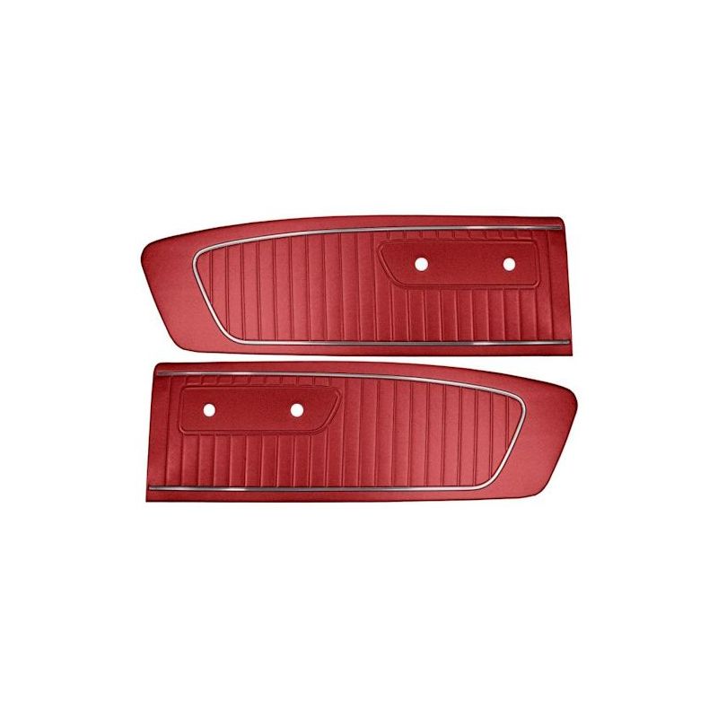 Revestimientos de puertas estándar rojo claro 64-65