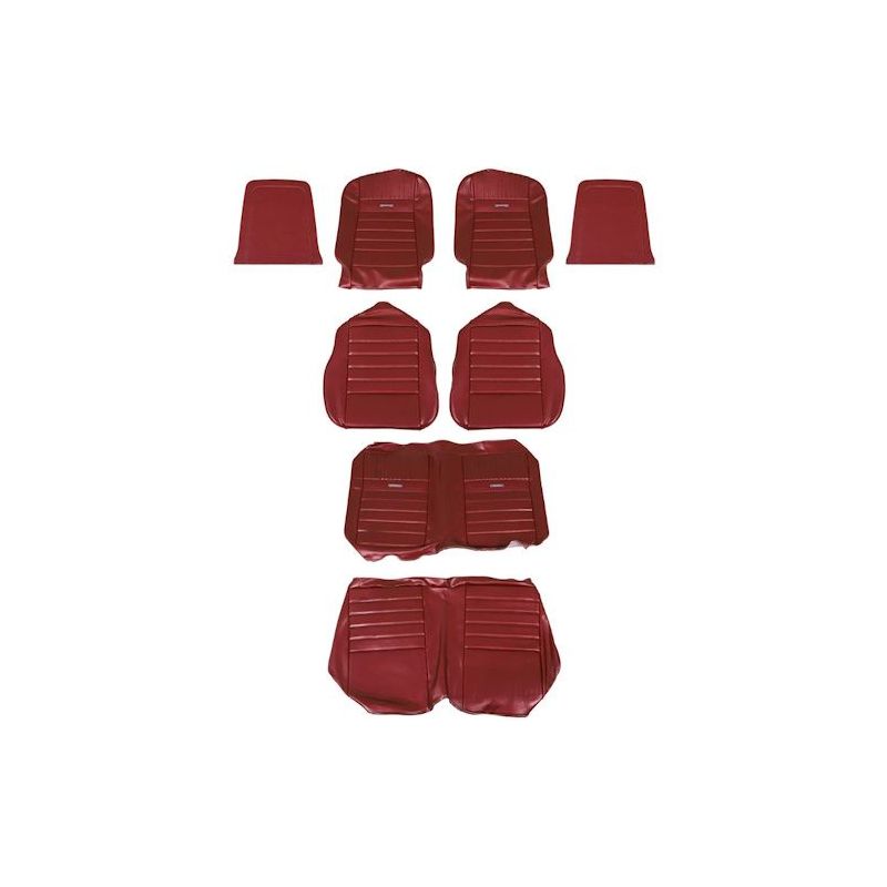 Fundas de asiento Cabrio Pony rojo completo 66