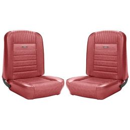 Convertible seat covers Pony red complete 66