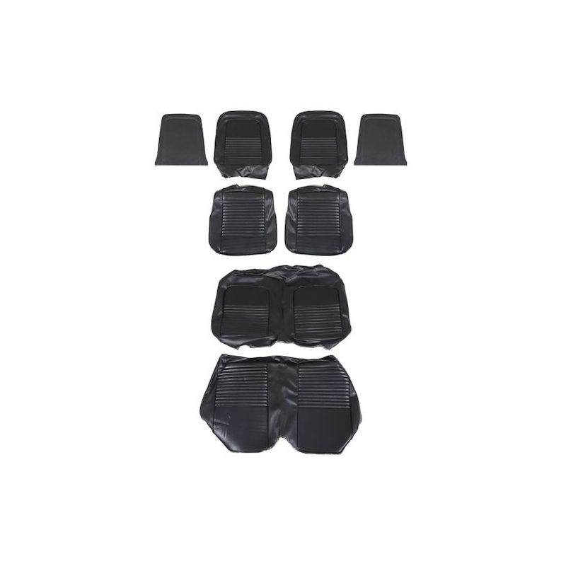 Rivestimenti per sedili Cabrio Standard/Deluxe nero completo 67