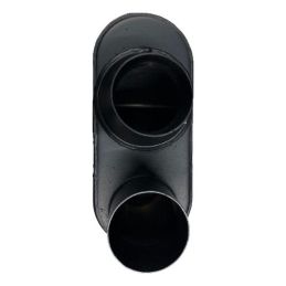 Schalldämpfer 2.5" schwarz Eleanor GT500 67-68