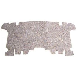 Aislamiento acústico del asiento trasero al maletero Coupé 66-68