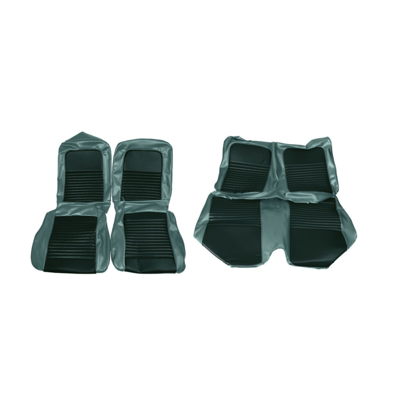 Convertible seat covers Aqua/Turquoise complete 67