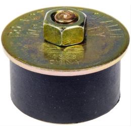 Bouchon antigel en caoutchouc noir 1,375 po (34,925 mm) 64-73