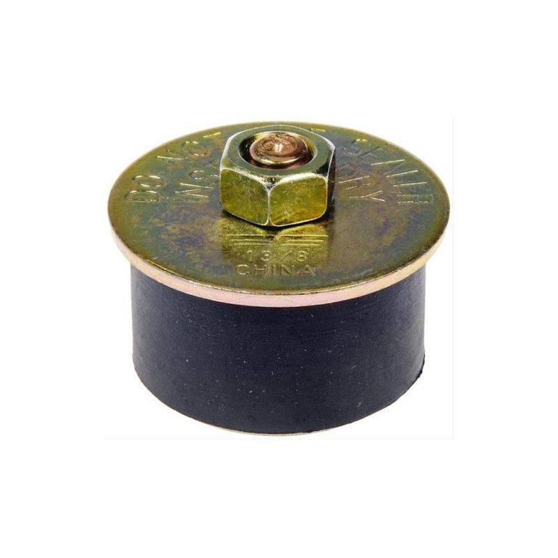 Bouchon antigel en caoutchouc noir 1,375 po (34,925 mm) 64-73