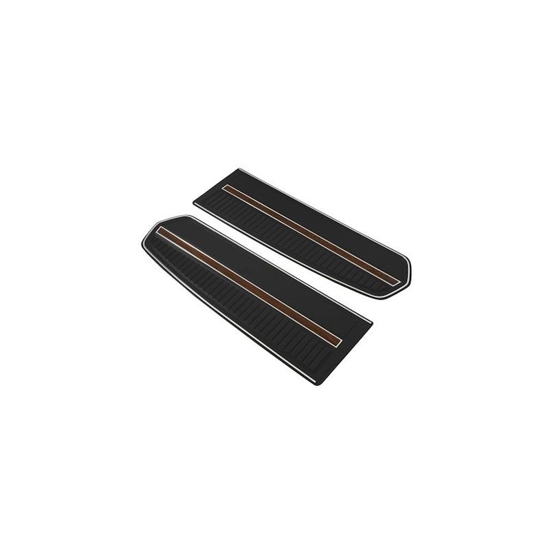 Paneles de puerta negro par 68