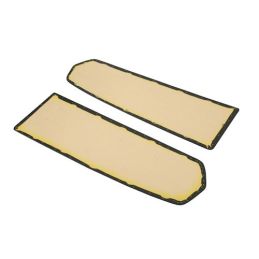 Paneles de puerta negro par 68