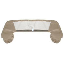 1967 Ford Mustang Convertible Persenning Abdeckung Verdeck cremeweiß / 069518L-3096