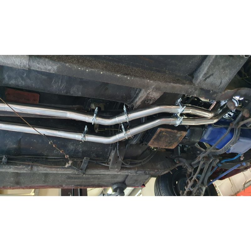 Connection set for 6-cylinder exhaust manifold to exhaust system 64-70