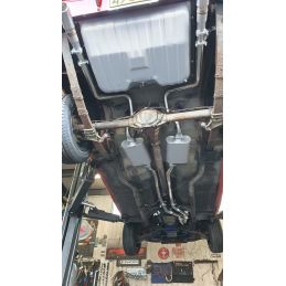 Connection set for 6-cylinder exhaust manifold to exhaust system 64-70