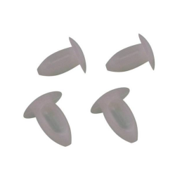 Clip di fissaggio per guarnizione porta, bianco, 4 pezzi, 64-66