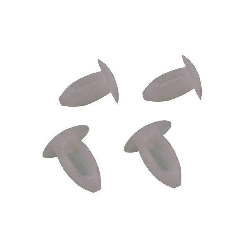Fastening clips for door seal, white, 4 pieces, 64-66