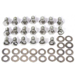 Oil pan screw set, stainless steel 390 427 428 67-70