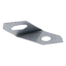 Front bumper bracket, left side, 67-68