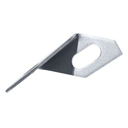 Front bumper bracket, left side, 67-68