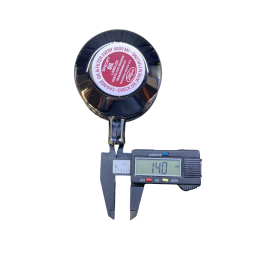 Bouchon de remplissage d'huile chrome, Logo FoMoCo Push On 64-66 (65-73)