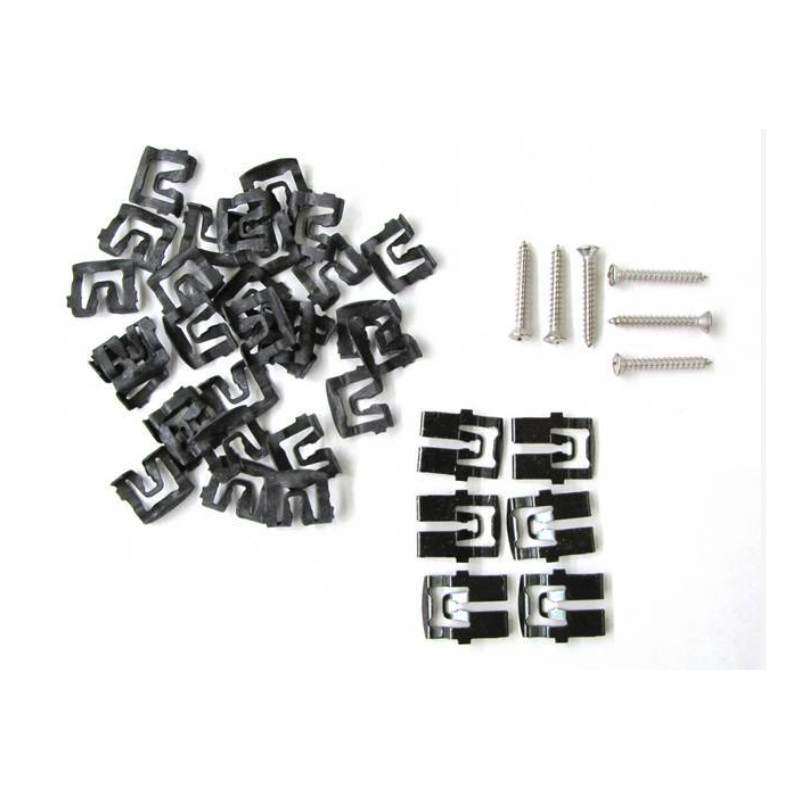 Clips de fixation pour baguettes de finition, ensemble de garnitures de fenêtre, Coupé 67-68