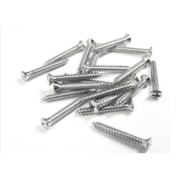 Screw set for interior trim strips, front/rear window, Fastback 65-66