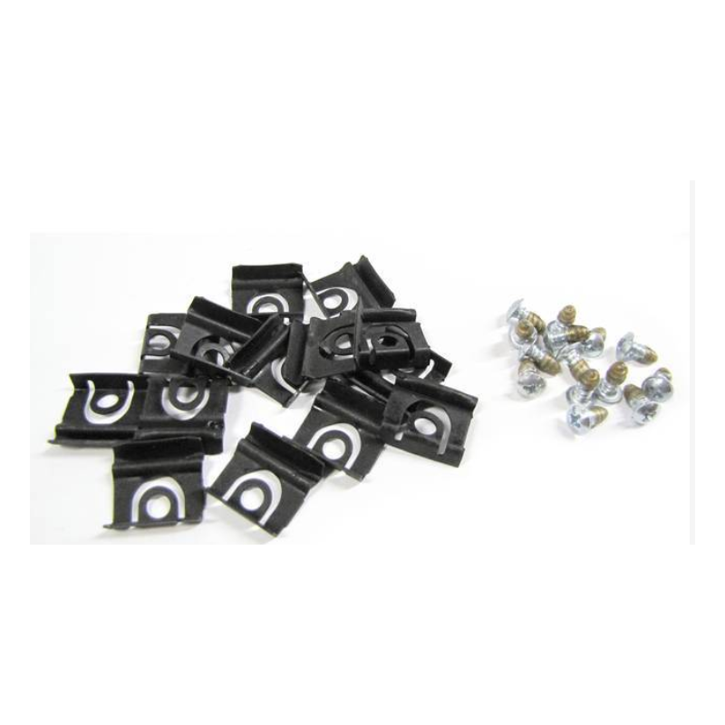 Mounting clips for trim strip, window set, convertible 64-65