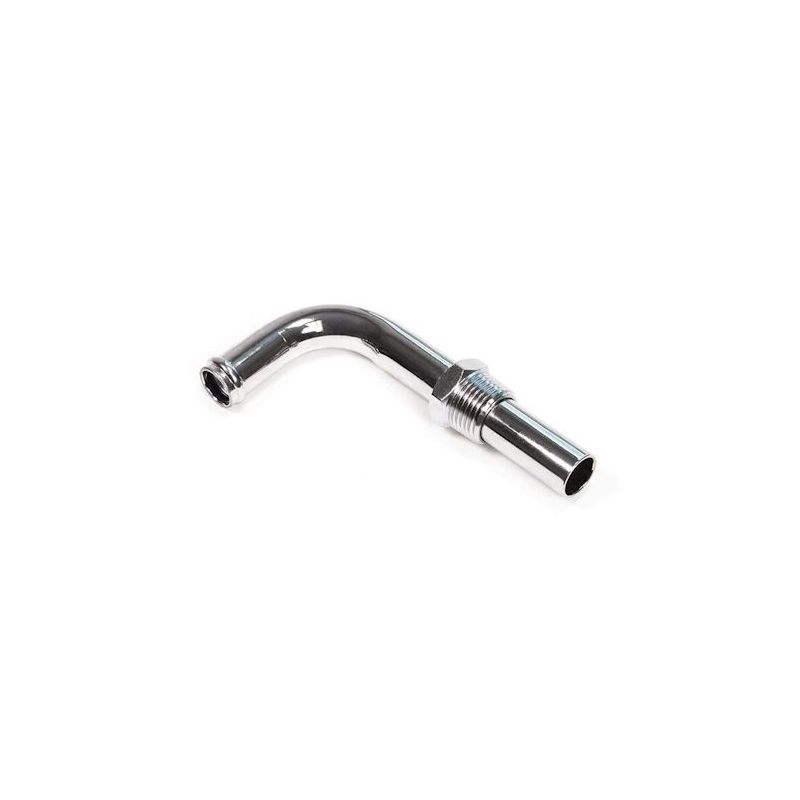 Heater hose connection, intake manifold, chrome, 351/390 69-73