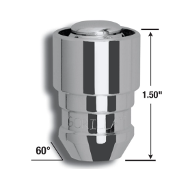 Wheel nut anti-theft device, 4 pieces, 1/2-20" 64-73