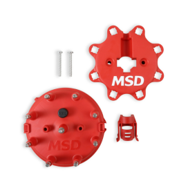 Distributor cap MSD red 64-73