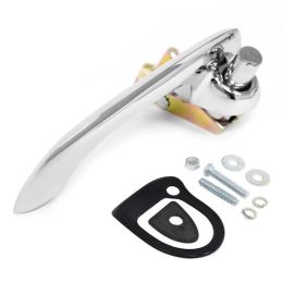 Manijas de puertas exteriores, cromadas, 67-68