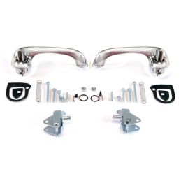 Exterior door handles, chrome, 67-68