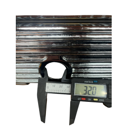 Ventildeckel Alu verchromt gerippt 289 302 351W 64-73