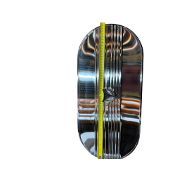 Filtro aria ovale cromato 64-73