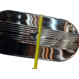 Filtre à air ovale chromé 64-73