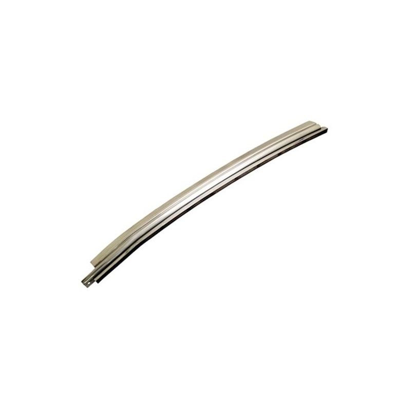 Striscia in acciaio inox porta vetro destra Fastback 69-70