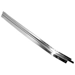 Stainless steel strip door glass right Fastback 69-70