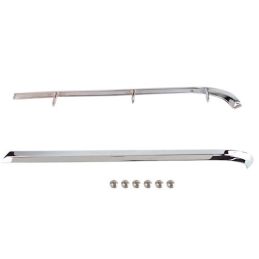 Molduras cromadas, techo de vinilo, pilar C 65-66