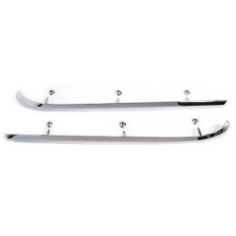 Chrome trim, vinyl roof, C-pillar 65-66