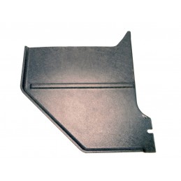 Panel footwell black coupe/fastback 64-66